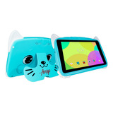 Tablet Infantil A17 De Gato 4gb Ram 64gb Almacenamiento