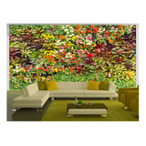 Papel De Parede Mural Verde Plantas Folhas Muro 12m² Xna253