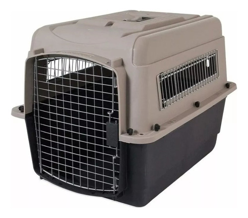 Petmate Vari Kennel Ultra 102x68x76 Transportadora Jaula Perro Color Taupe Black