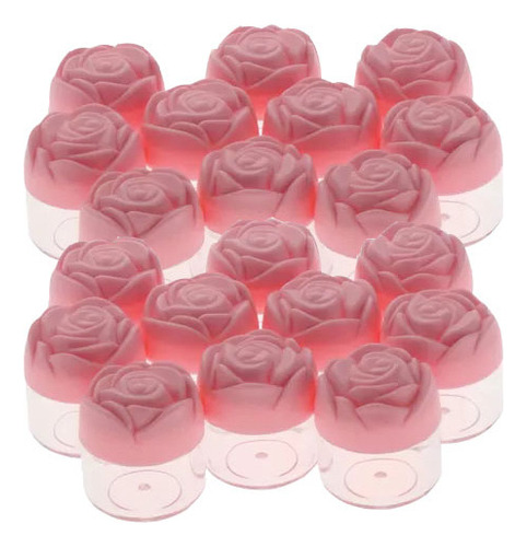 A 20 Tarros De Plástico Redondos Pequeños Para Bálsamo