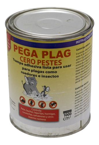 Adhesivo Roetrap Pegamento Para Roedores Ratas Ratones 1 Kg