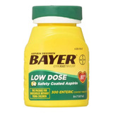 Bayer Americano Aspirina 81mg Baja Dosis #1 300 Recubiertas