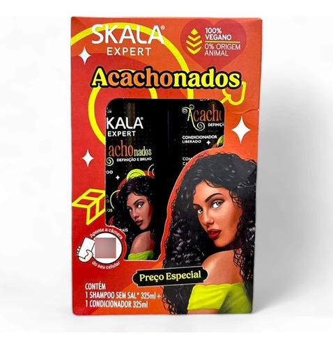 Kit Skala Shampoo E Condicionador Acachonados 325ml Cada