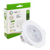 Spot Led Embutir 11cm Redondo 10w Bivolt Branco Frio