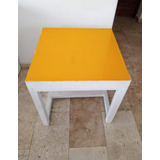 Mesa Auxiliar  Fabricada En Madera Mide 60x60cm