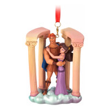 Disney Adorno Colgante Ornamento Navideño Hércules Y Megara 