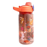 Botella De Agua Para Niños Y Niñas 600ml Unicornio Dinosauri