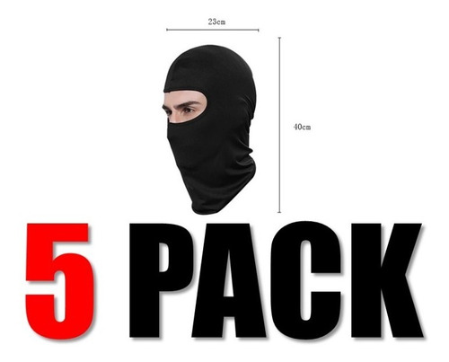 5 Balaclavas Proteccion Mascara Completa Proteccion Tactica