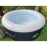 Jacuzzi Spa Inflable Redondo Miami Para 4 Personas. Cubierta