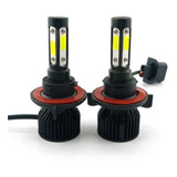 Kit Focos Led S2 4 Caras H4 9007 H13 9004 10000lm Focos Auto