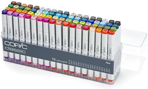 Juego 72 Marcadores De Colores Copic Maker Classic