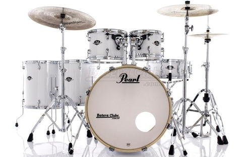 Bateria Pearl Export Exx Series Mahogany Pure White 22¨,10¨,