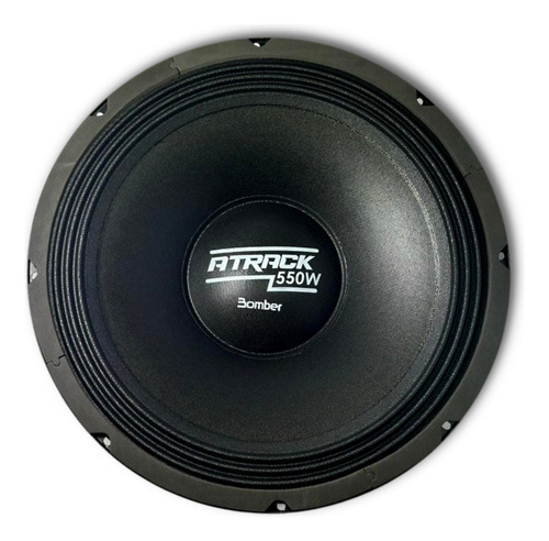 Woofer Profissional Bomber Atrack 4 Ohms 550w Rms 15 Pol Cor Preto