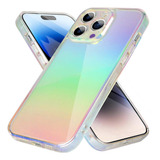 Capa Capinha Holográfica Para iPhone 11 13 Pro 14 Pro Max