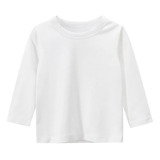 Pack De 6 Camisetas Blancas Para Niñ@s( 100% Algodón)