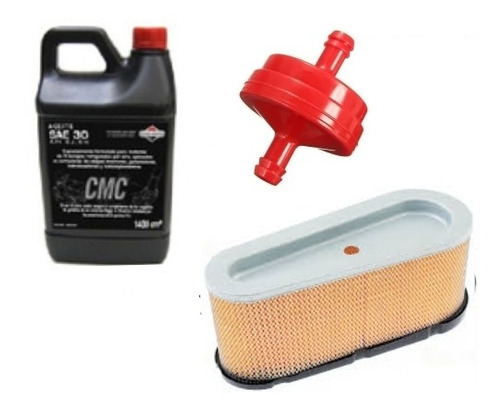 Kit Filtro Nafta Aire 496894 Aceite Briggs&stratton 12.5hp