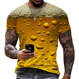 Camisas Con Estampado 3d Para Hombre, Camiseta Divertida Con