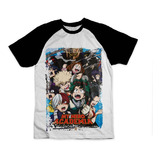 Camiseta Boku No Hero Personagens My Hero Academia