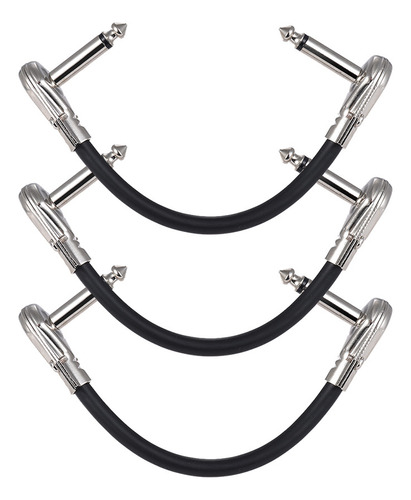 Cable De Audio 15cm/6in Para Pedal De Efecto De Guitarra, 3-