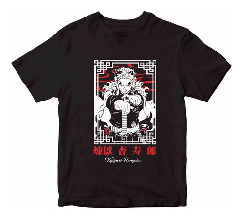 Playera Kyojuro Rengoku Demon Slayer