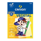 Papel Vegetal Liso A4 60g Com 50 Folhas Canson