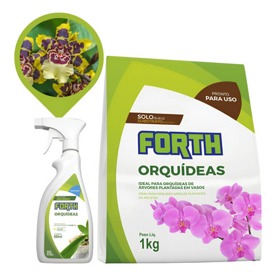 Kit De Manutenção Orquídea Chuva De Ouro Adubo E Substrato