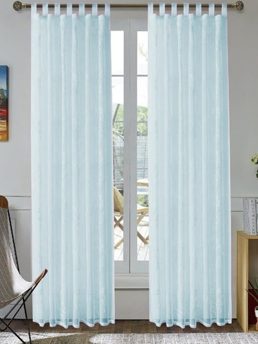 Cortinas Ambiente Voile Presillas Excelente Calidad 