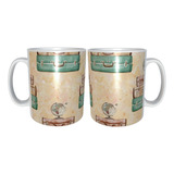 Taza Con Caja Vintage Travel Viajes  11oz Para Café M5 St