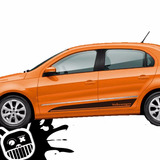 Calco Ploteo Lateral Quake Volkswagen Gol Trend