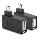 Pack Of 2 Usb 2.0 Hemale A Macho Micro Otg De