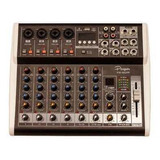 Consola Mixer Potenciada Parquer 8 Canales 125w Por Lado