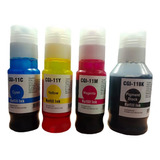 Kit Tintas Gi-11 Alternativa  (140ml Negra, 70ml Colores)  