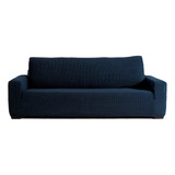 Cubre Sillon Sofá Niza Marino Elastico Stretch