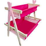 Pratelerinha Organizadora Infantil Brinquedos Pink Rosa