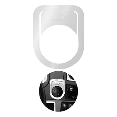 Cubierta Boton Menu Tacometro Compatible Con Kw 680 880 Inox Cromo.