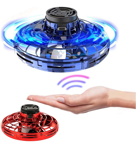 Dron Led Volador Ball Spinner Ufo Fun Fly Toy, 2 Unidades