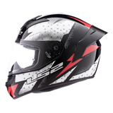 Casco Integral Moto Ls2 352 Rookie Thunder + Aleron Rpm925