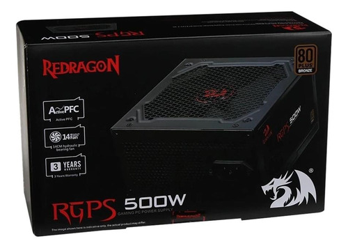 Fuente De Alimentación Pc Redragon Rpgs 500w 