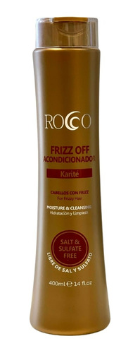 Acondicionador Anti-frizz Karite Sin Sal 400ml Rocco