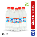 Gua Mineral Com Gás Garrafa 510 Ml 12 Unidades Full