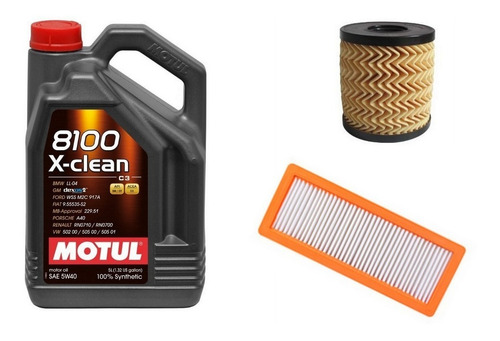 Aceite Motul 8100 + Service Con 2 Filtros Peugeot 207 Gti