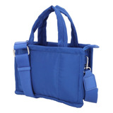 Bolso Casual Mujer Azul 855-21 Diseño De La Tela Liso