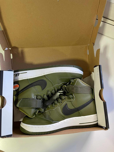 Tênis Nike Air Force 1 High Olive Hoops Pack