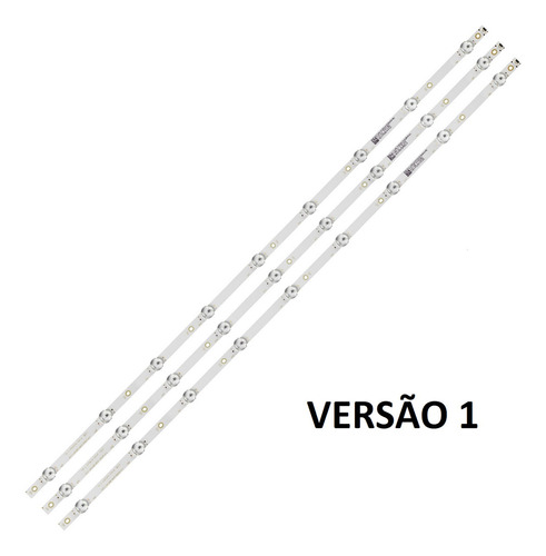 Kit 3 Barras De Led 43 Aoc 43s5295 43pfg5813 43pfg5813 Cejj-lb430z-9s1p-m3030-d-1