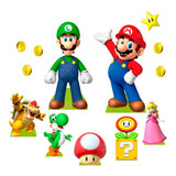 Fiesta Super Mario Set Figuras De Coroplast 