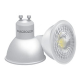 Lampara Dicroled Dicroica Gu10 Pvc 7w Led Dimerizable 