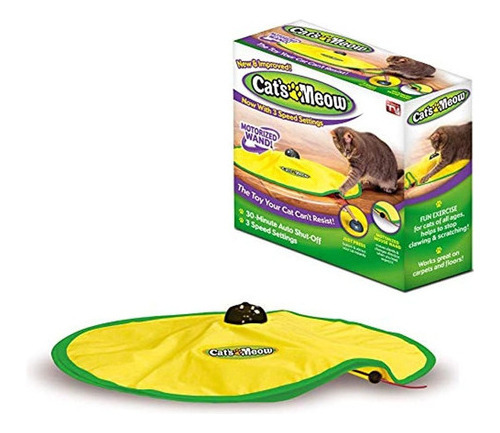 Cats Meow - Juguete Motorizado Para Gato, Apagado Automáti. Color Brown