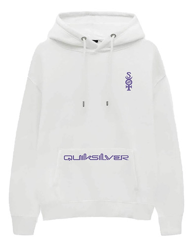 Buzo Quiksilver Hombre Canguro Mercury Oversized