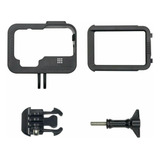 Frame Moldura Case Para  Gopro Hero 9 E 10 Black - Plástico