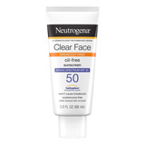 Neutrogena Clear Face Bloqueador Solar Fps 50